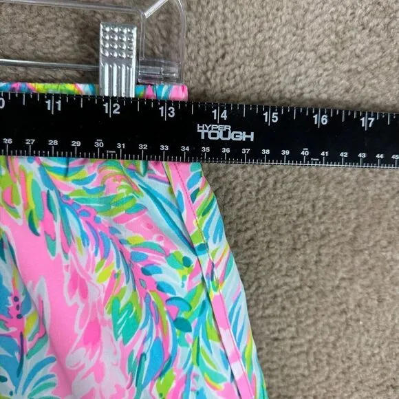 Lilly Pulitzer Luxletic Ocean Trail Shorts Womens XS Unicorn of the Sea Running