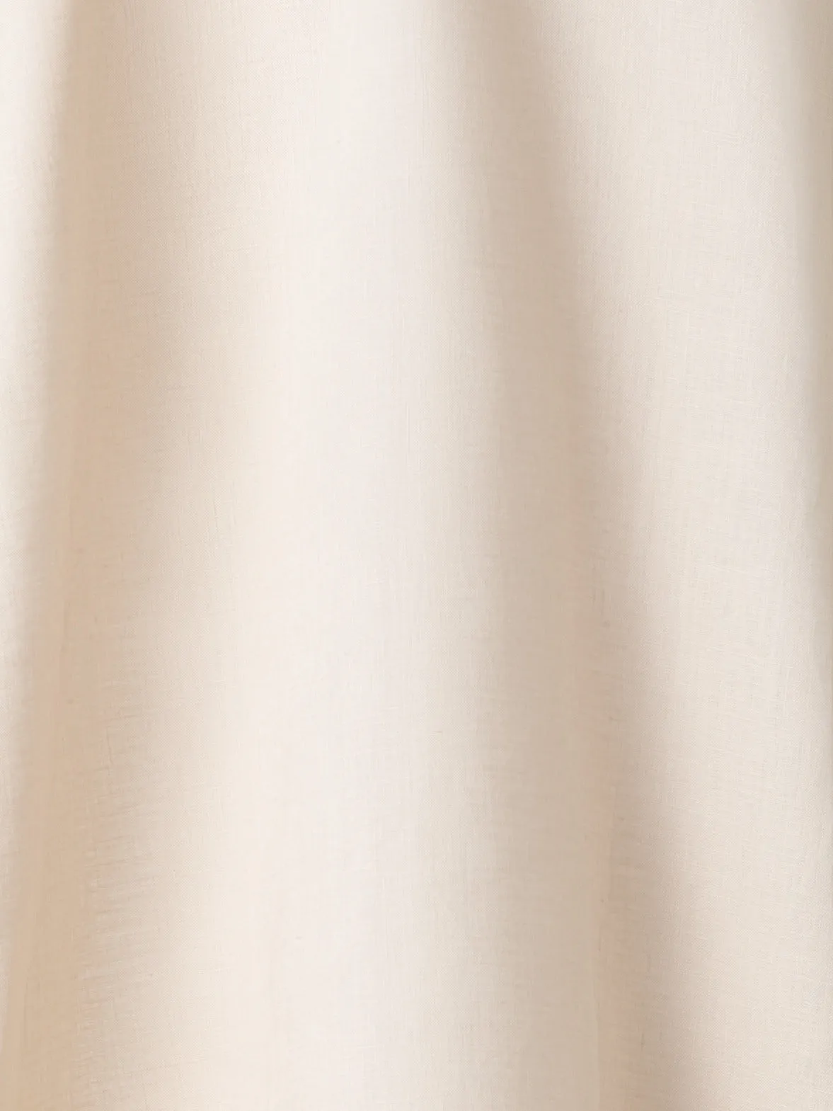 Linen Tunic Blouse with Striped Organza