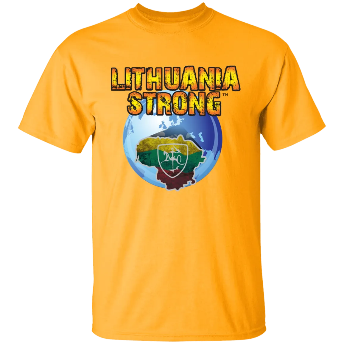 Lithuania Strong - Boys/Girls Youth Classic Short Sleeve T-Shirt