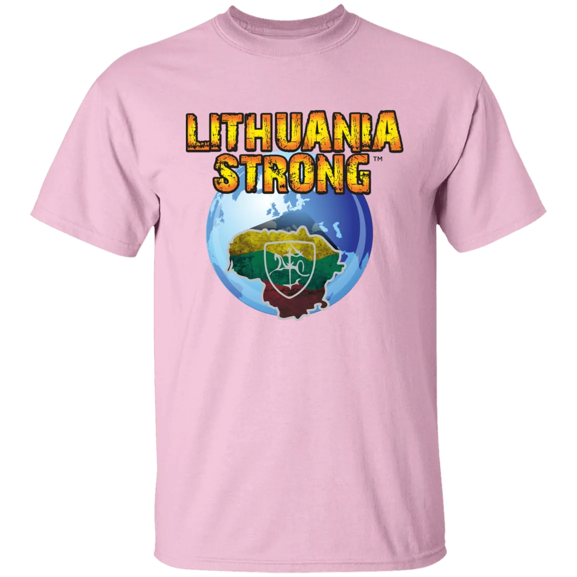Lithuania Strong - Boys/Girls Youth Classic Short Sleeve T-Shirt