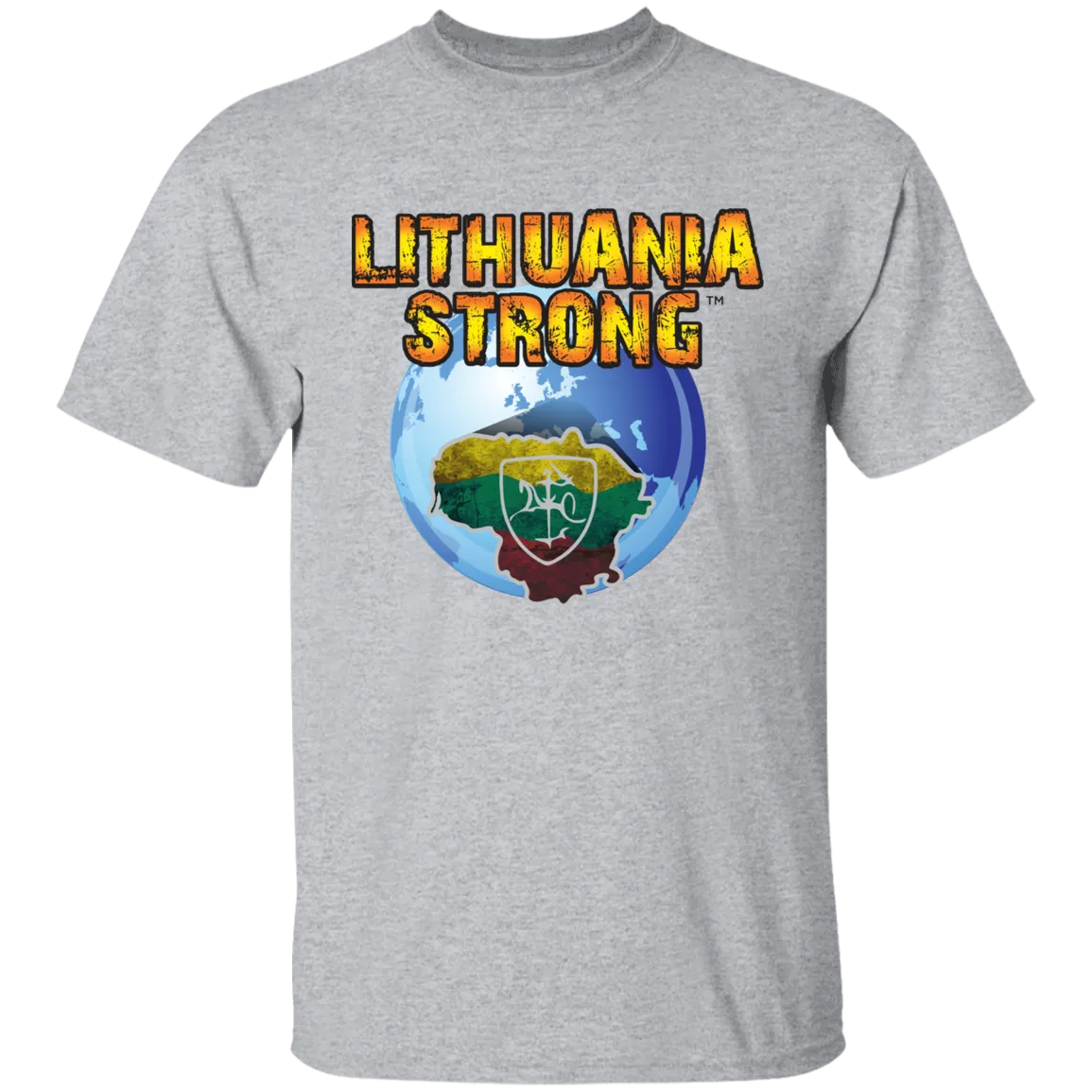 Lithuania Strong - Boys/Girls Youth Classic Short Sleeve T-Shirt