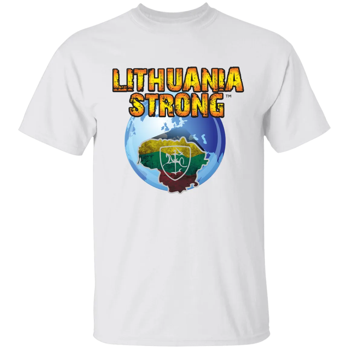 Lithuania Strong - Boys/Girls Youth Classic Short Sleeve T-Shirt