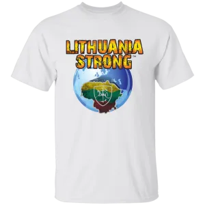 Lithuania Strong - Boys/Girls Youth Classic Short Sleeve T-Shirt