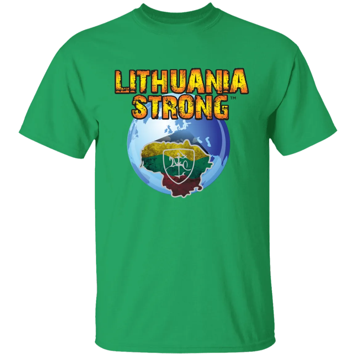 Lithuania Strong - Boys/Girls Youth Classic Short Sleeve T-Shirt