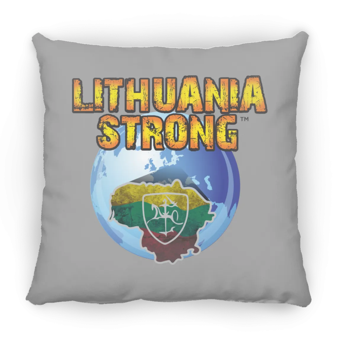 Lithuania Strong - Large Square Pillow