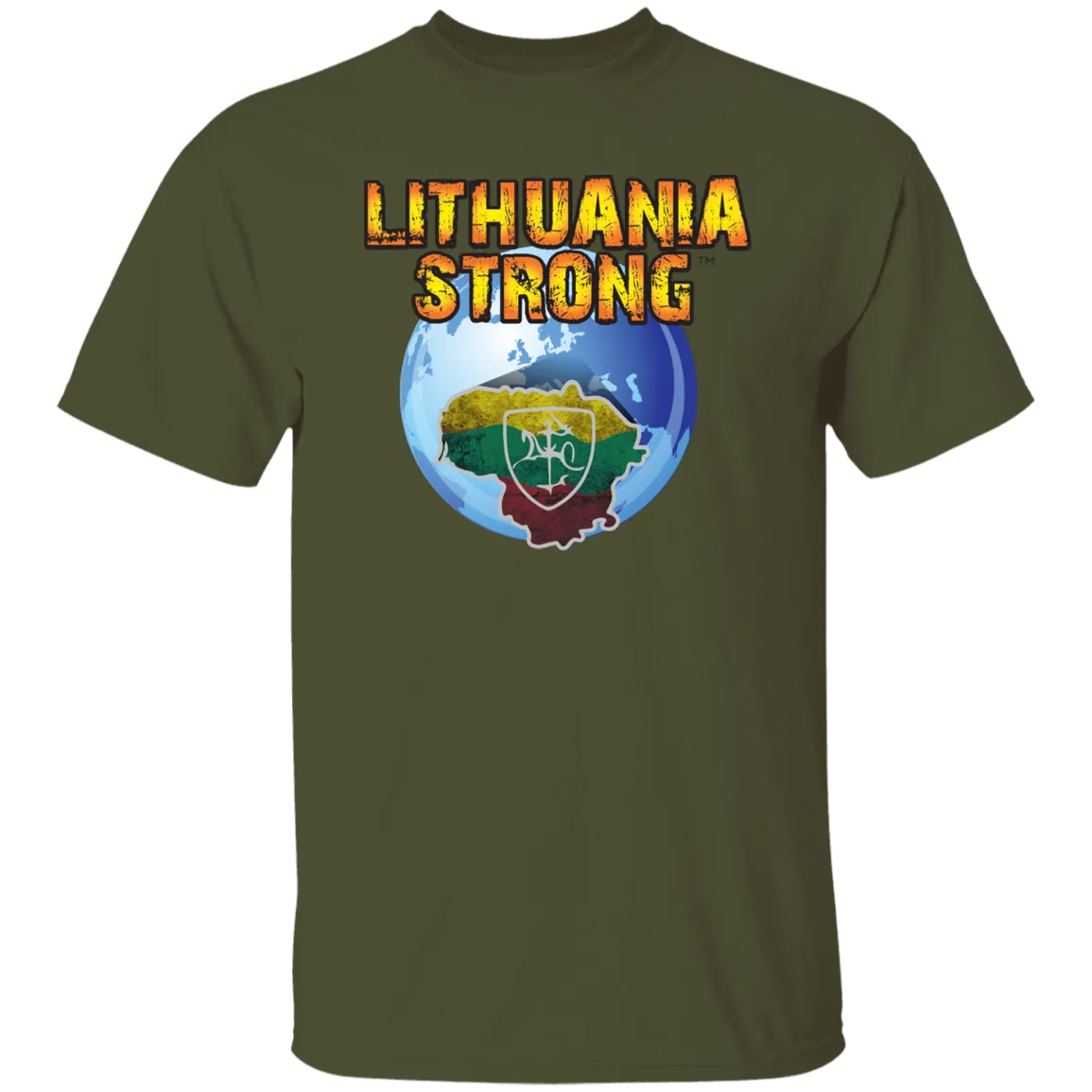 Lithuania Strong - Men's Classic Short Sleeve T-Shirt