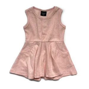 Little Bipsy Ribbed Twirl Dress - Blush