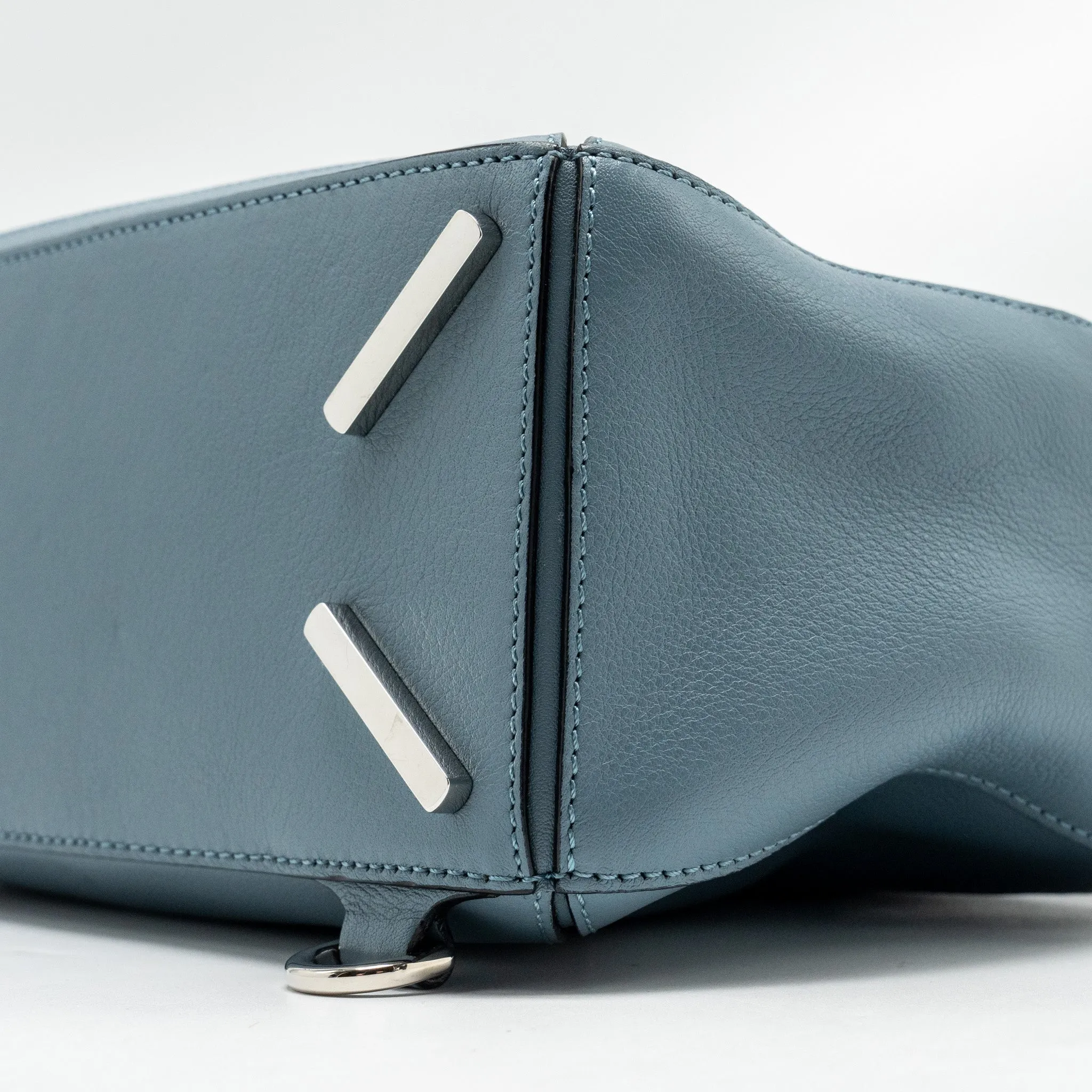 Loewe Small Puzzle Bag Calfskin Light Blue SHW