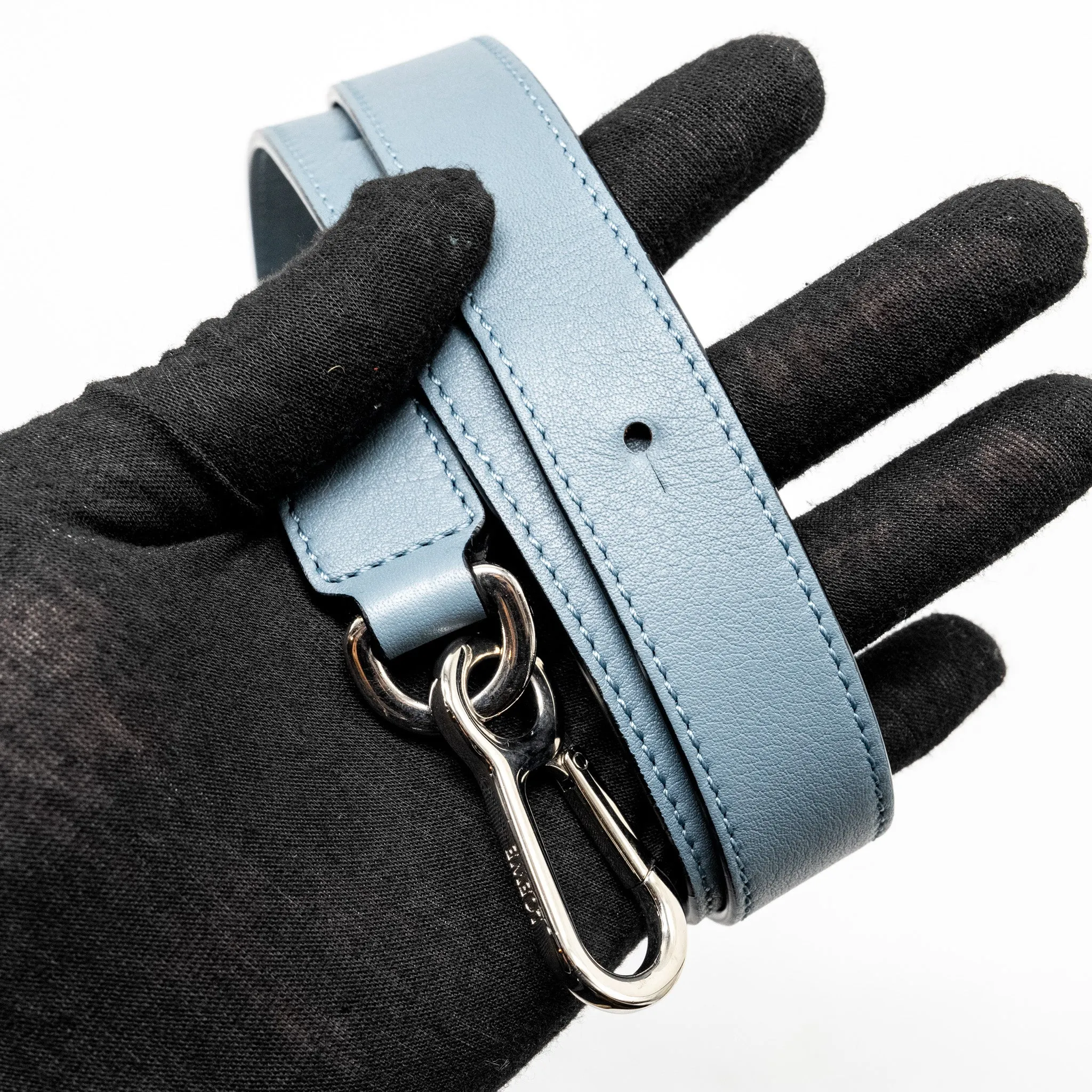 Loewe Small Puzzle Bag Calfskin Light Blue SHW