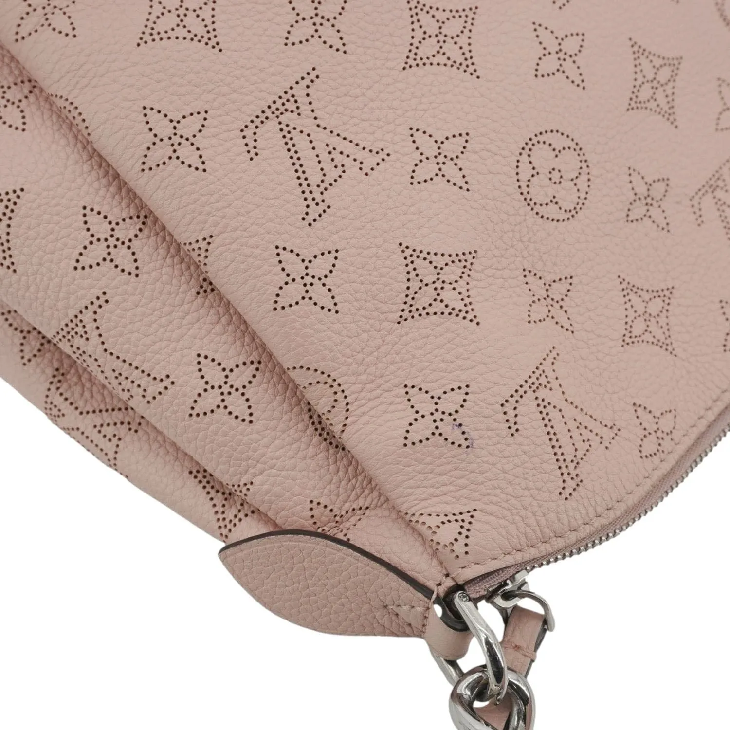 LOUIS VUITTON Babylone BB Mahina Leather Chain Shoulder Bag Magnolia