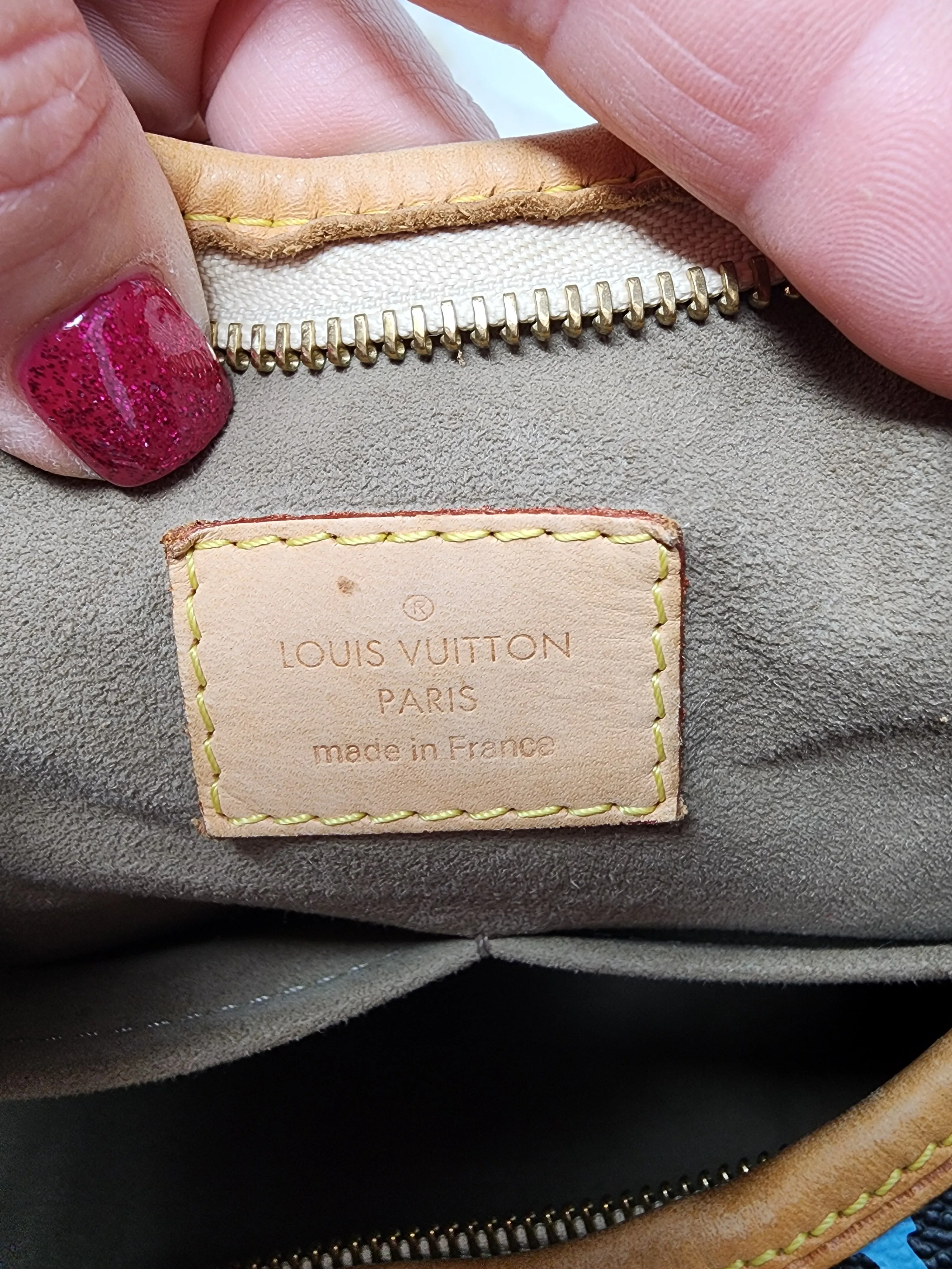 LOUIS VUITTON BLACK MULTICOLOR CHRISSIE