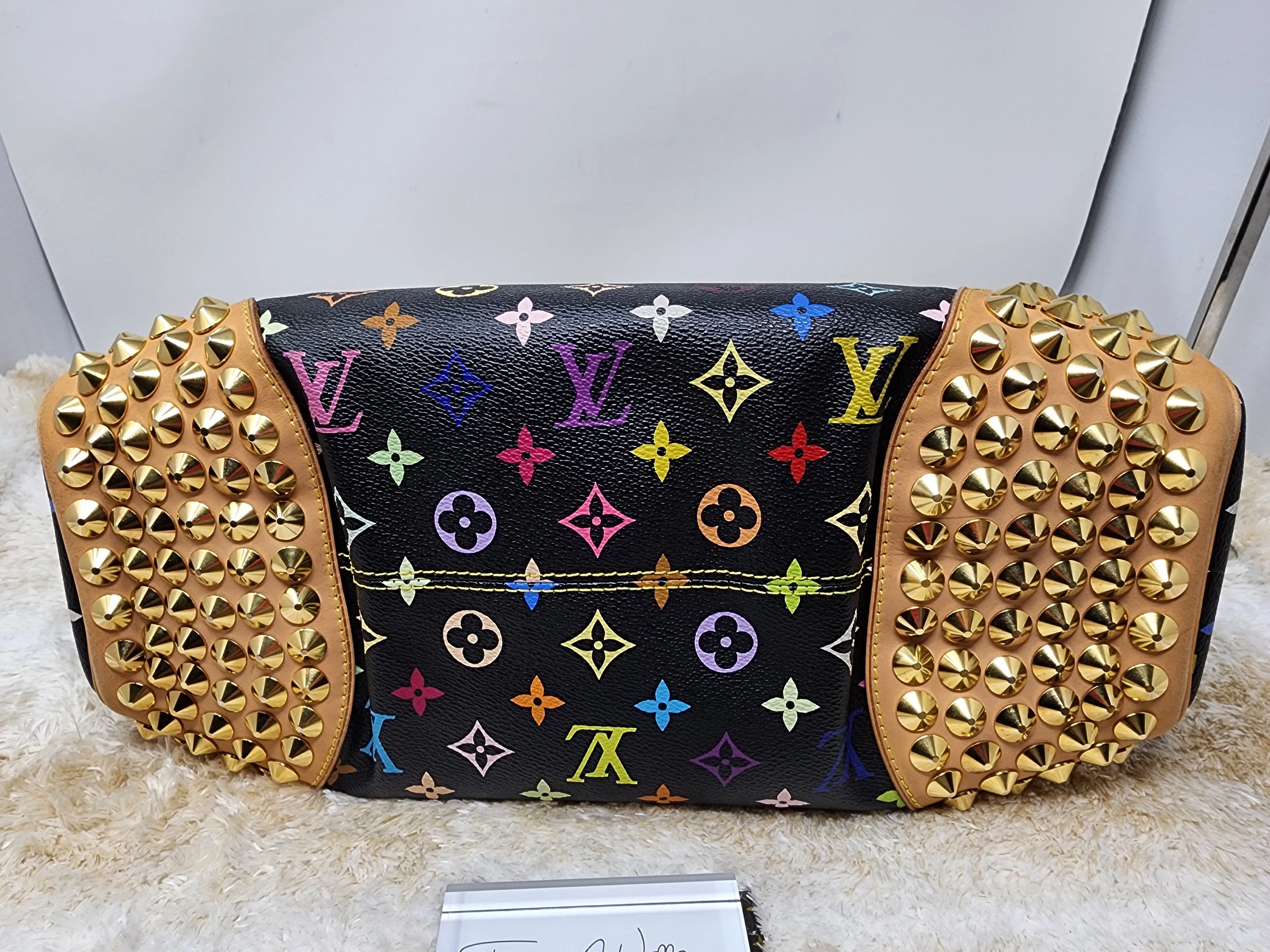LOUIS VUITTON BLACK MULTICOLOR CHRISSIE
