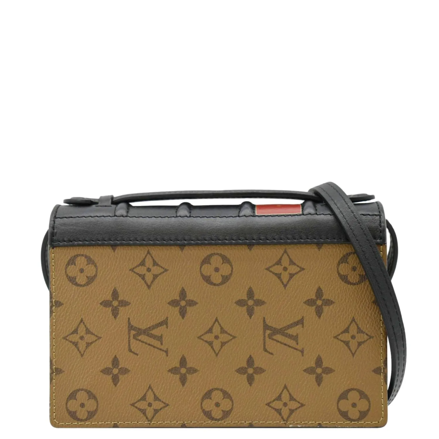 LOUIS VUITTON Book Monogram Reverse Canvas Light Brown
