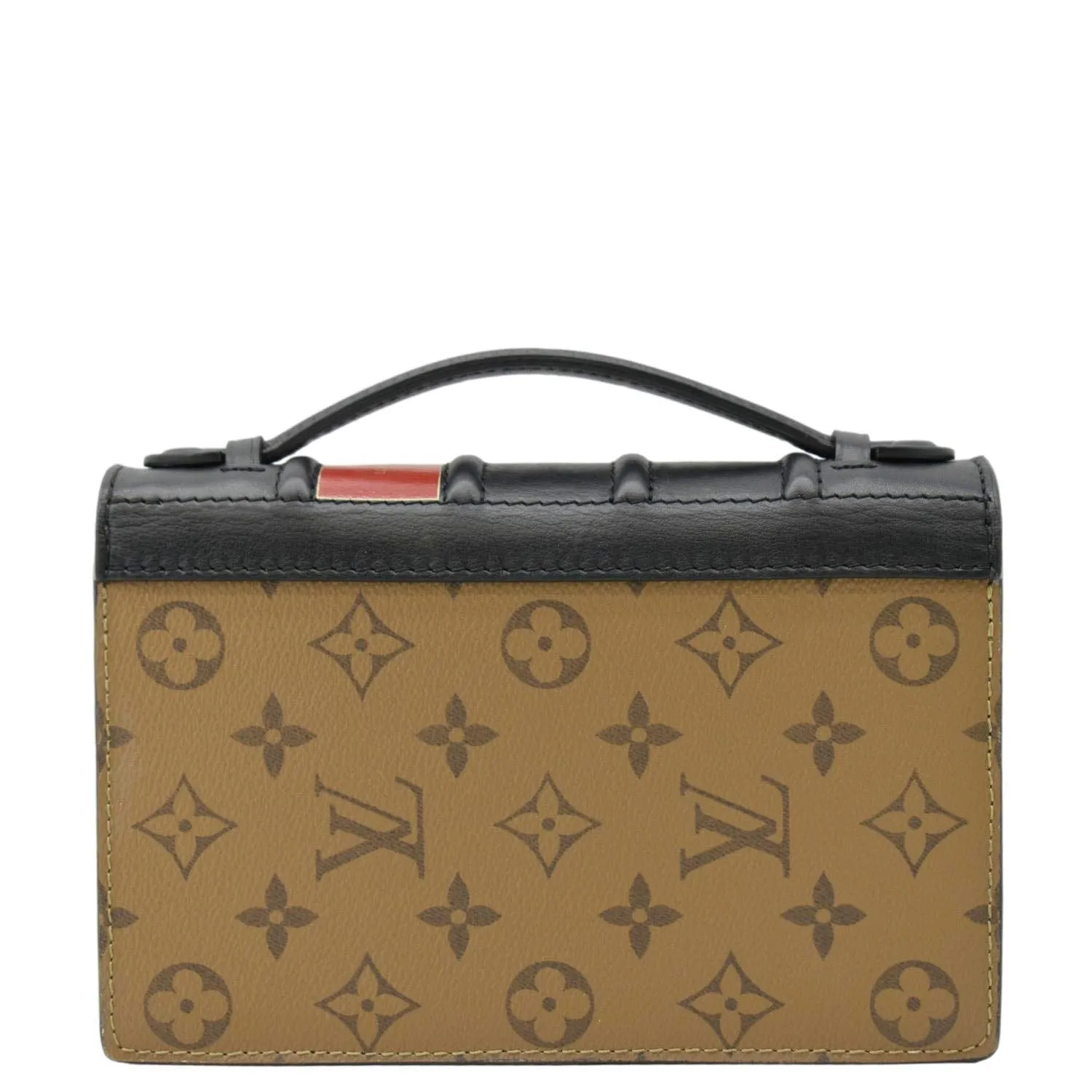 LOUIS VUITTON Book Monogram Reverse Canvas Light Brown