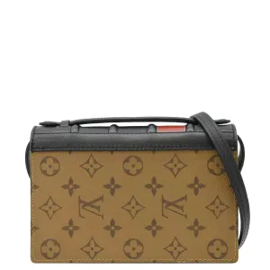 LOUIS VUITTON Book Monogram Reverse Canvas Light Brown