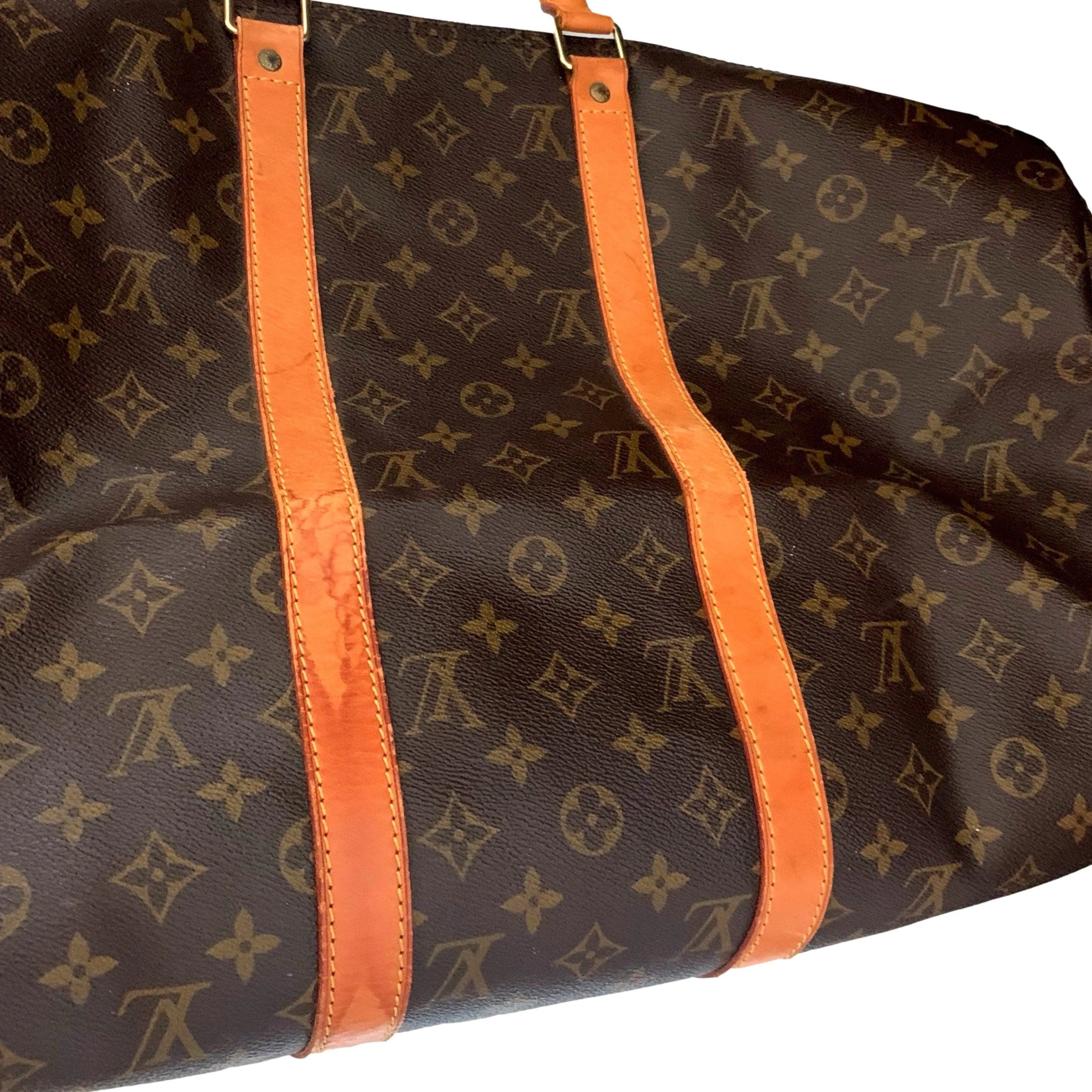 Louis Vuitton Brown Monogram Keepall 50
