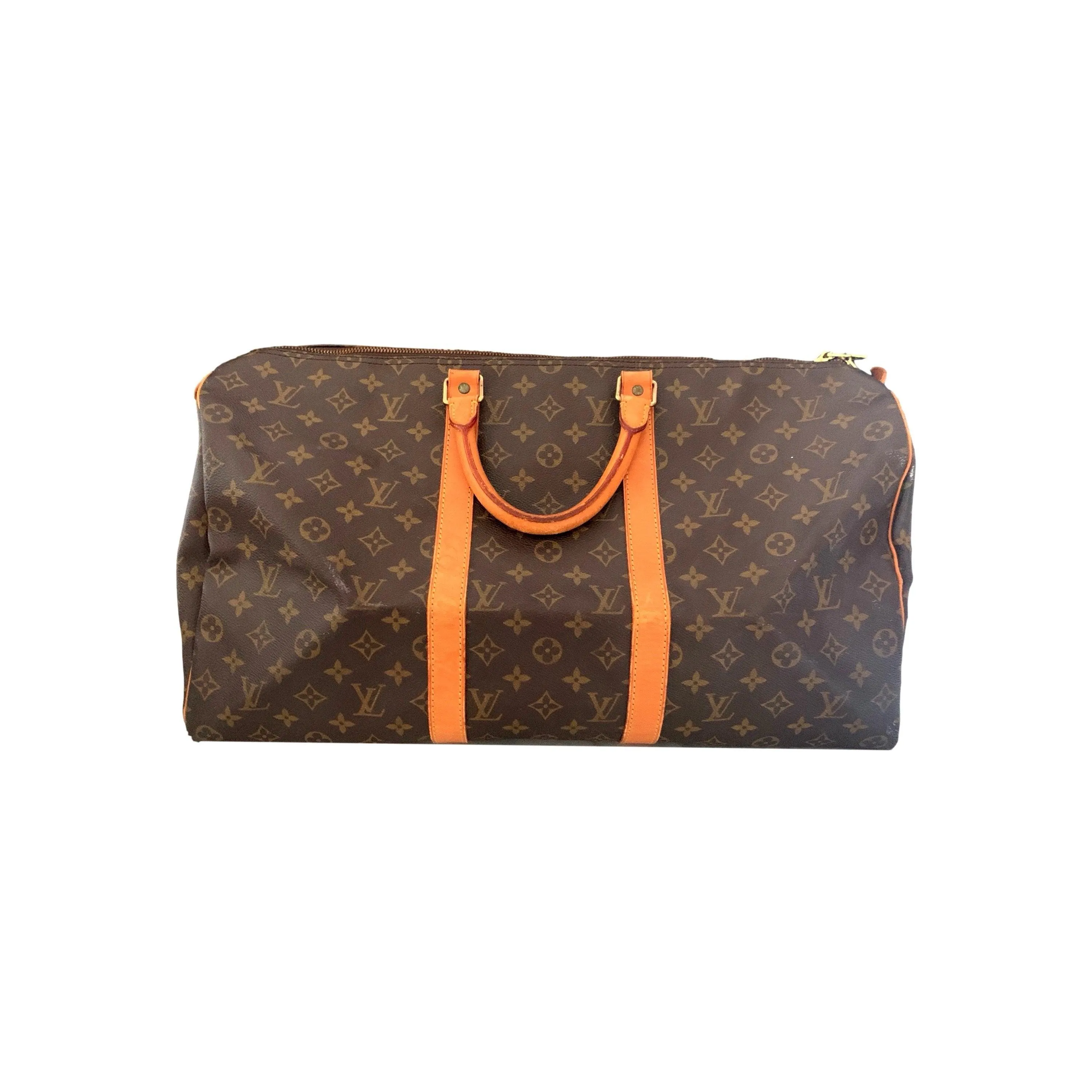 Louis Vuitton Brown Monogram Keepall 50