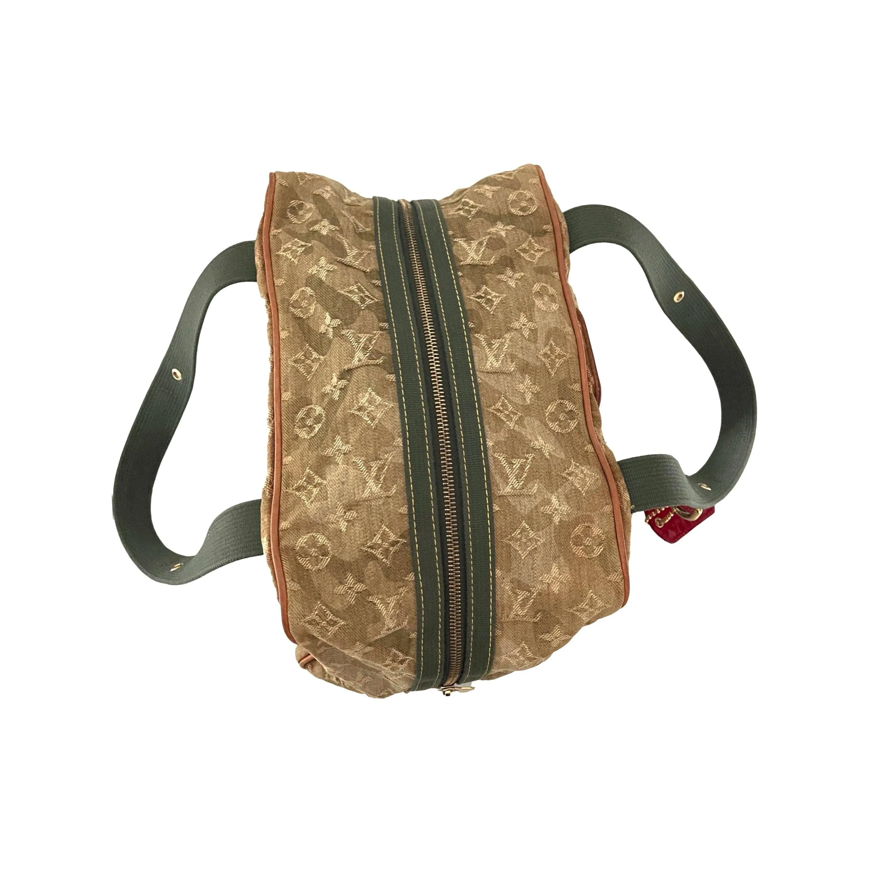Louis Vuitton Green Camo Murakami Shoulder Bag