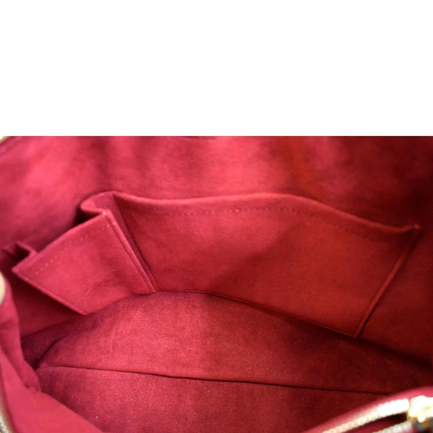 LOUIS VUITTON Griet Monogram Canvas Tote Bag Brown