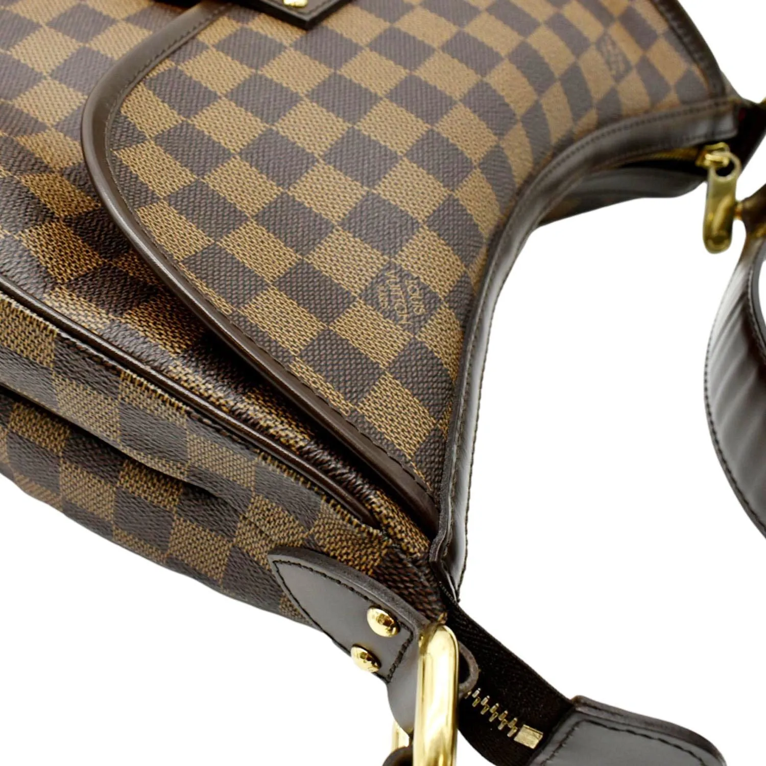 LOUIS VUITTON Highbury Damier Ebene Shoulder Bag Brown