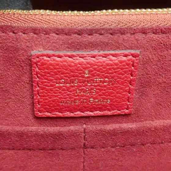 LOUIS VUITTON Kimono MM Monogram Canvas Shoulder Bag Red