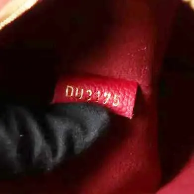 LOUIS VUITTON Kimono MM Monogram Canvas Shoulder Bag Red