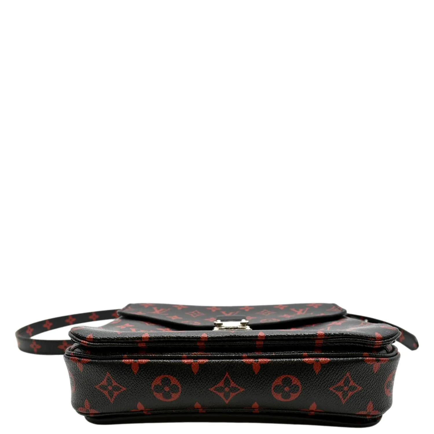 LOUIS VUITTON Metis Pochette Infrarouge Monogram Canvas Crossbody Bag Black