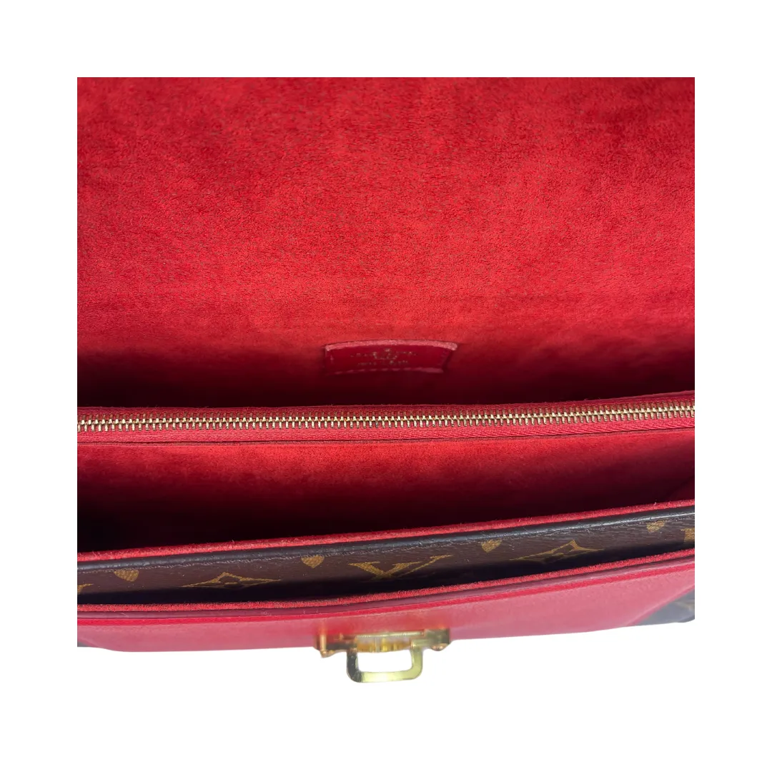 Louis Vuitton Monogram Victoire Chain Bag Red