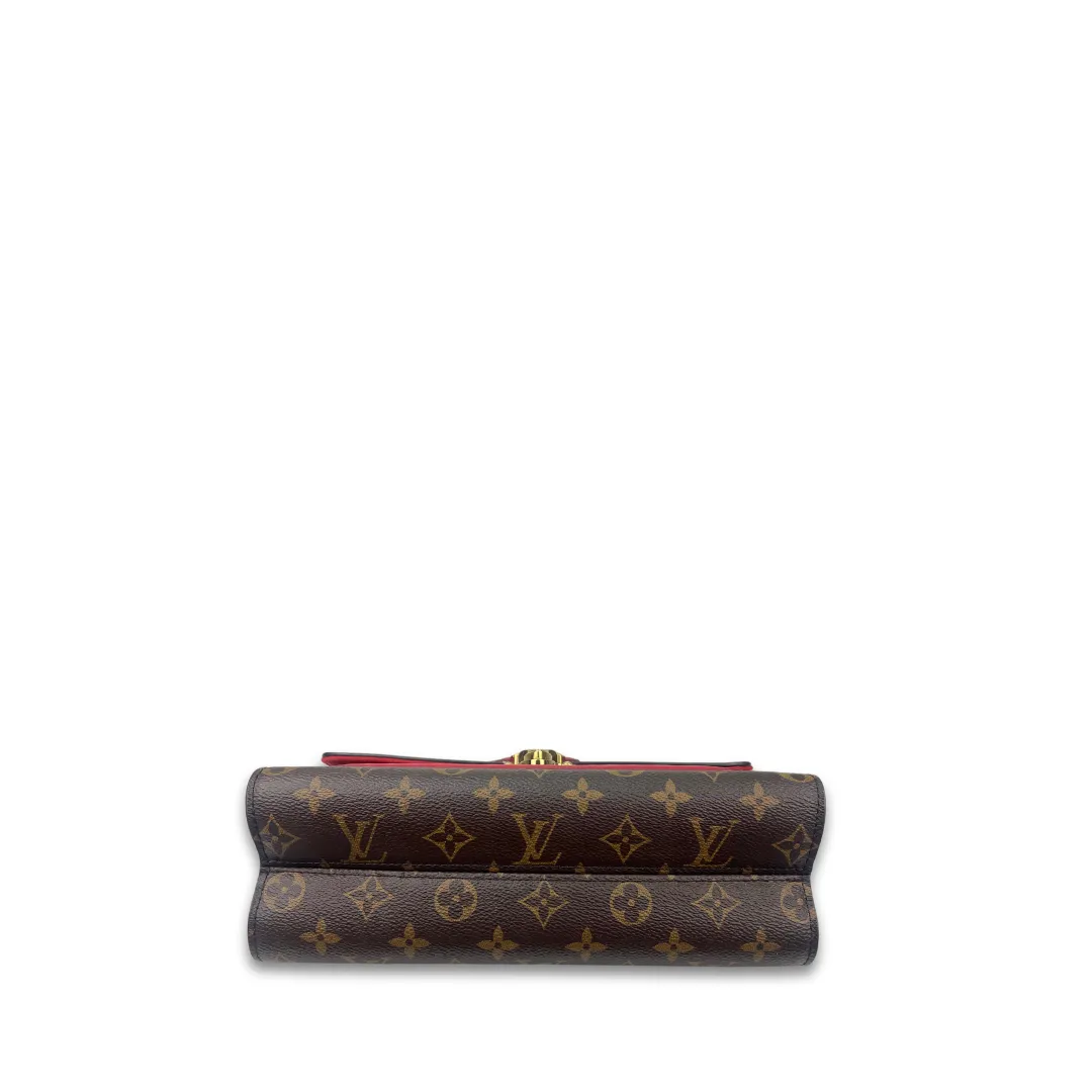 Louis Vuitton Monogram Victoire Chain Bag Red