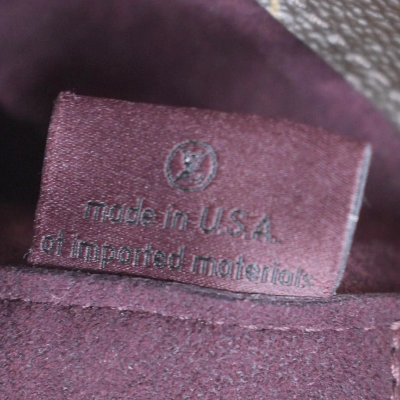 LOUIS VUITTON Montaigne MM Monogram Canvas Shoulder Bag Brown