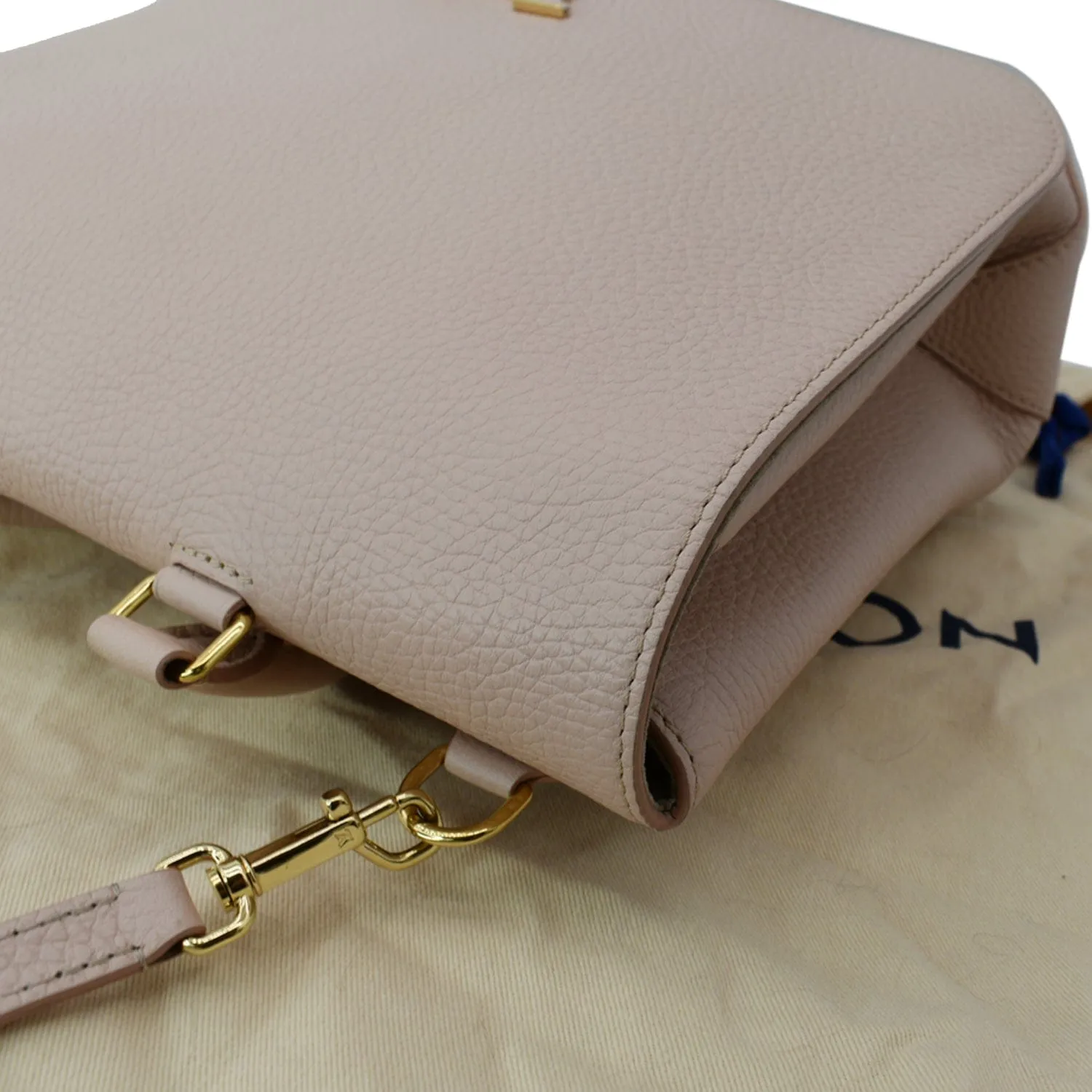 LOUIS VUITTON Volta Taurillon Leather Shoulder Bag Petale