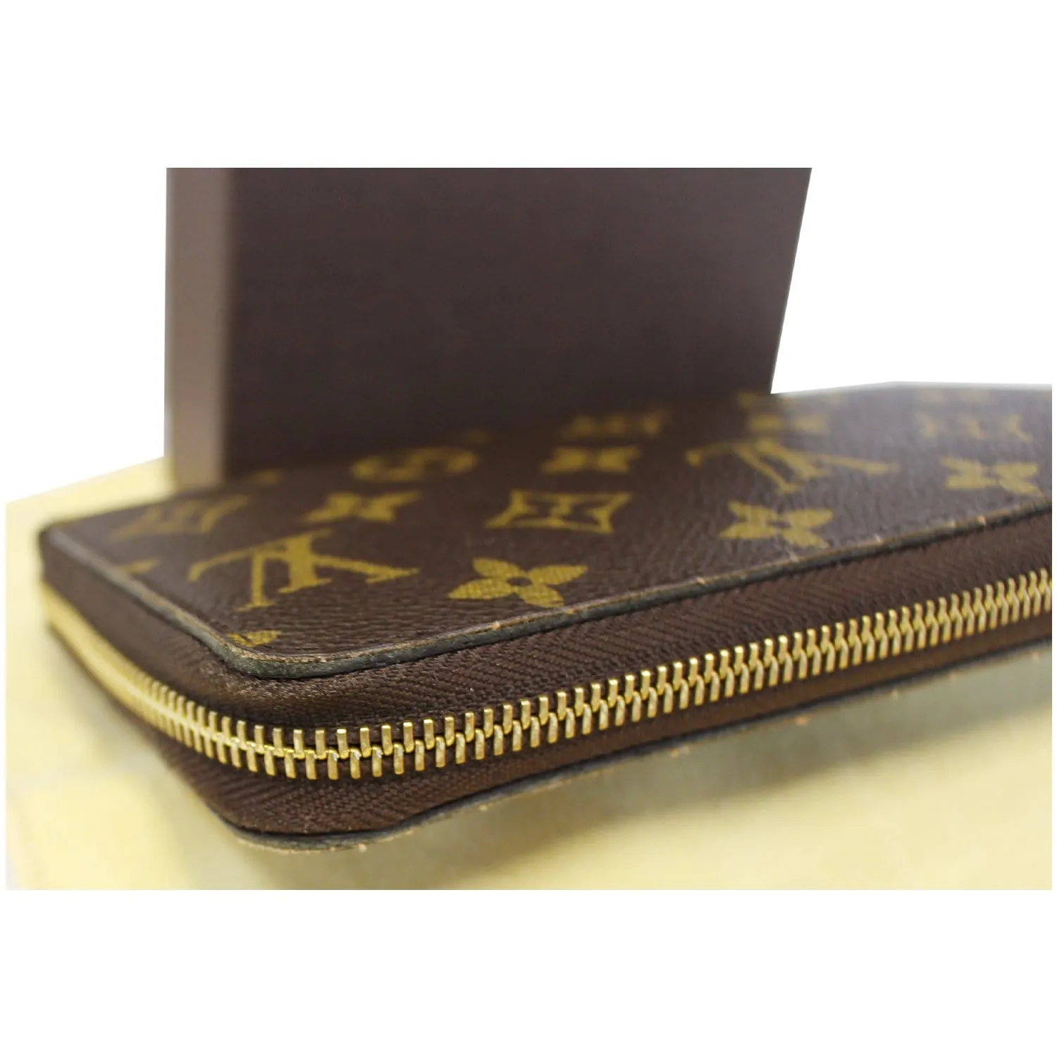 Louis Vuitton Zippy Monogram Canvas Brown Wallet