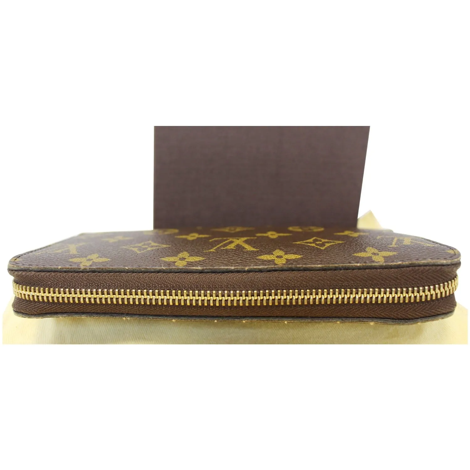 Louis Vuitton Zippy Monogram Canvas Brown Wallet