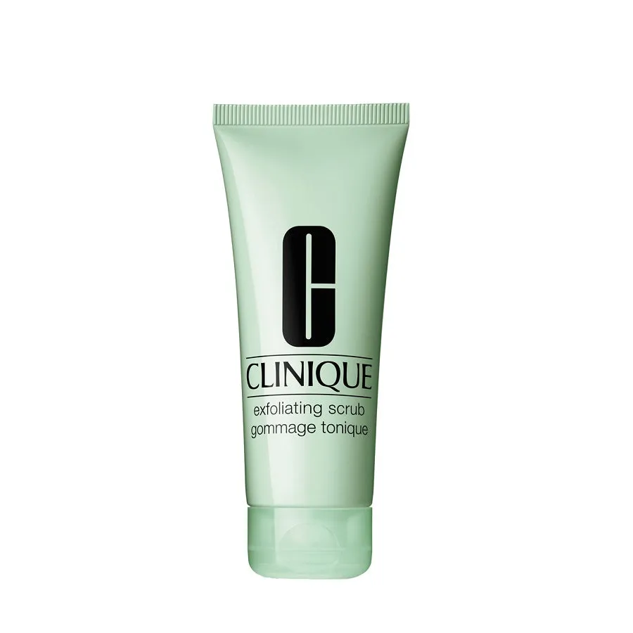 <strong> CLINIQUE <br> EXFOLIATING SCRUB </strong> Gommage Tonique <br>