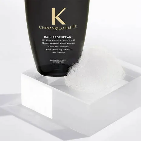 <strong> KÉRASTASE <br> CHRONOLOGISTE BAIN RÉGÉNÉRANT </strong><br> Shampooing