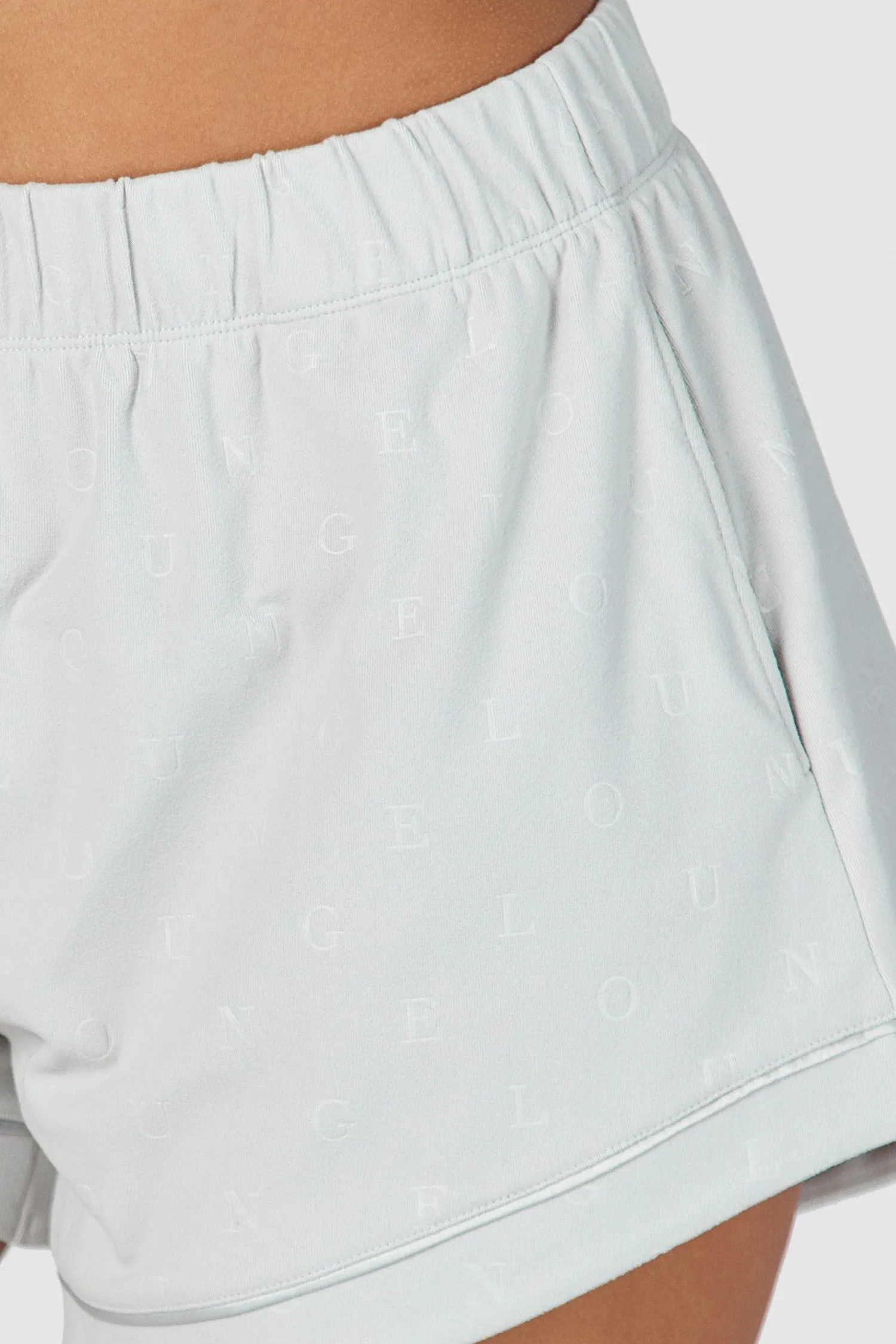 Luxury Embossed Shorts de Pyjama - Givre