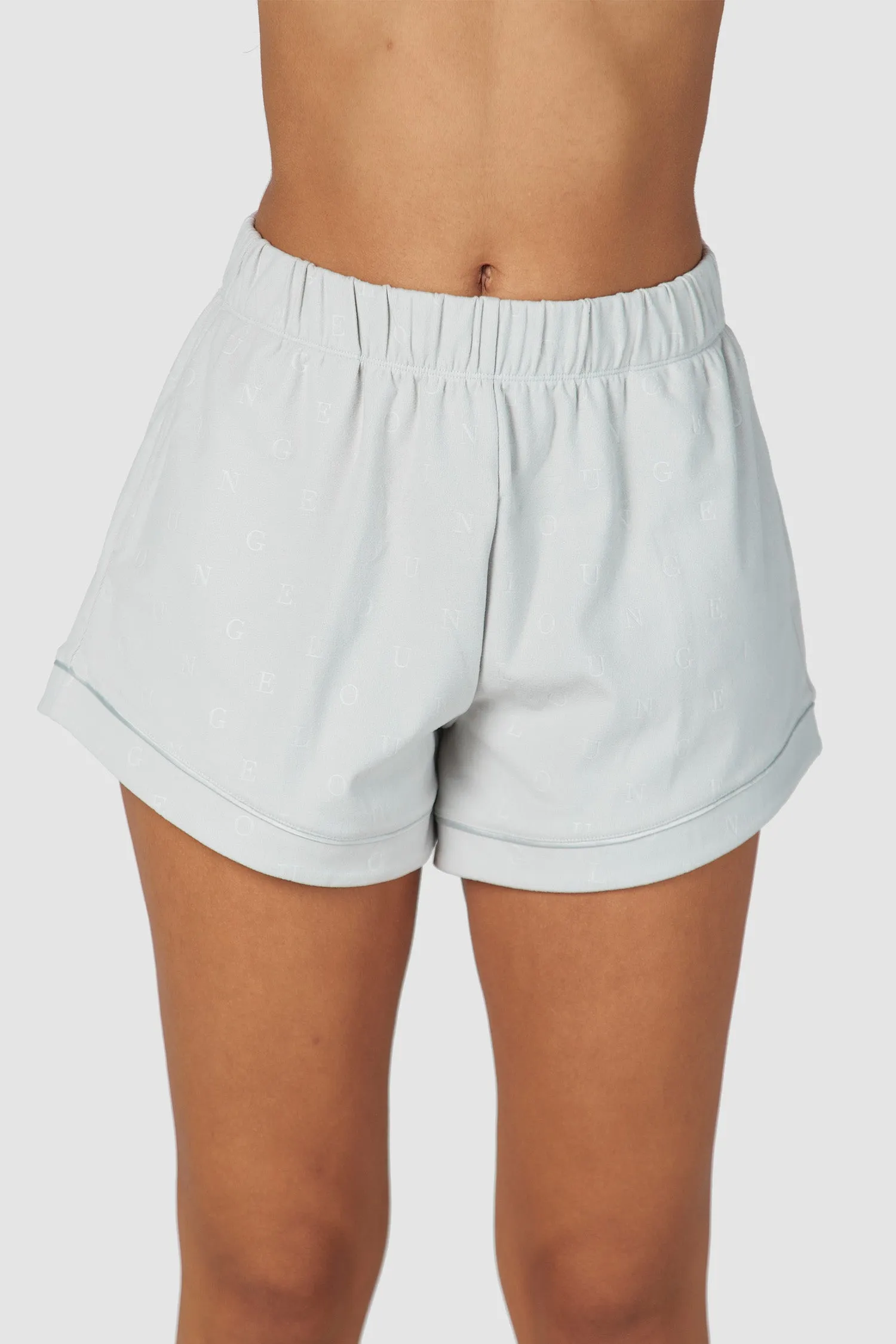 Luxury Embossed Shorts de Pyjama - Givre