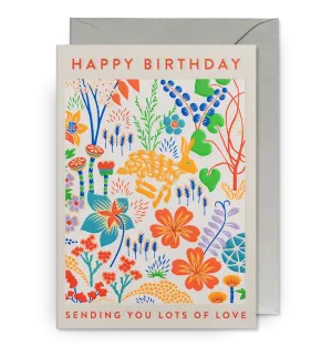 Lyckeflykt Happy Birthday Sending Lots of Love
