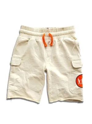 Magents Bhunxa Pat Stripe Shorts Cream
