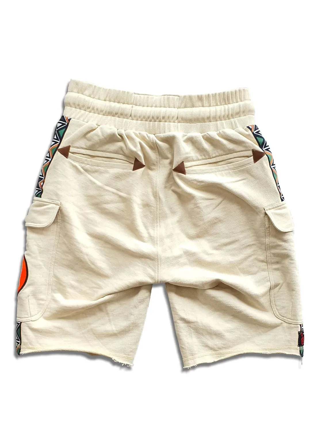 Magents Bhunxa Pat Stripe Shorts Cream