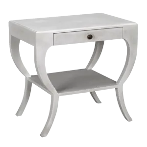 Maude Side Table, White Wash