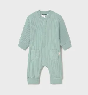 Mayoral Baby Sage Bear Playsuit