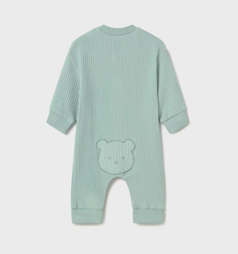Mayoral Baby Sage Bear Playsuit
