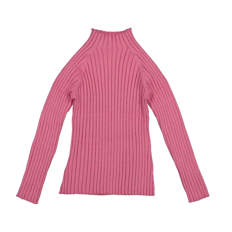 Mayoral Girls Rib Mock Neck Sweater