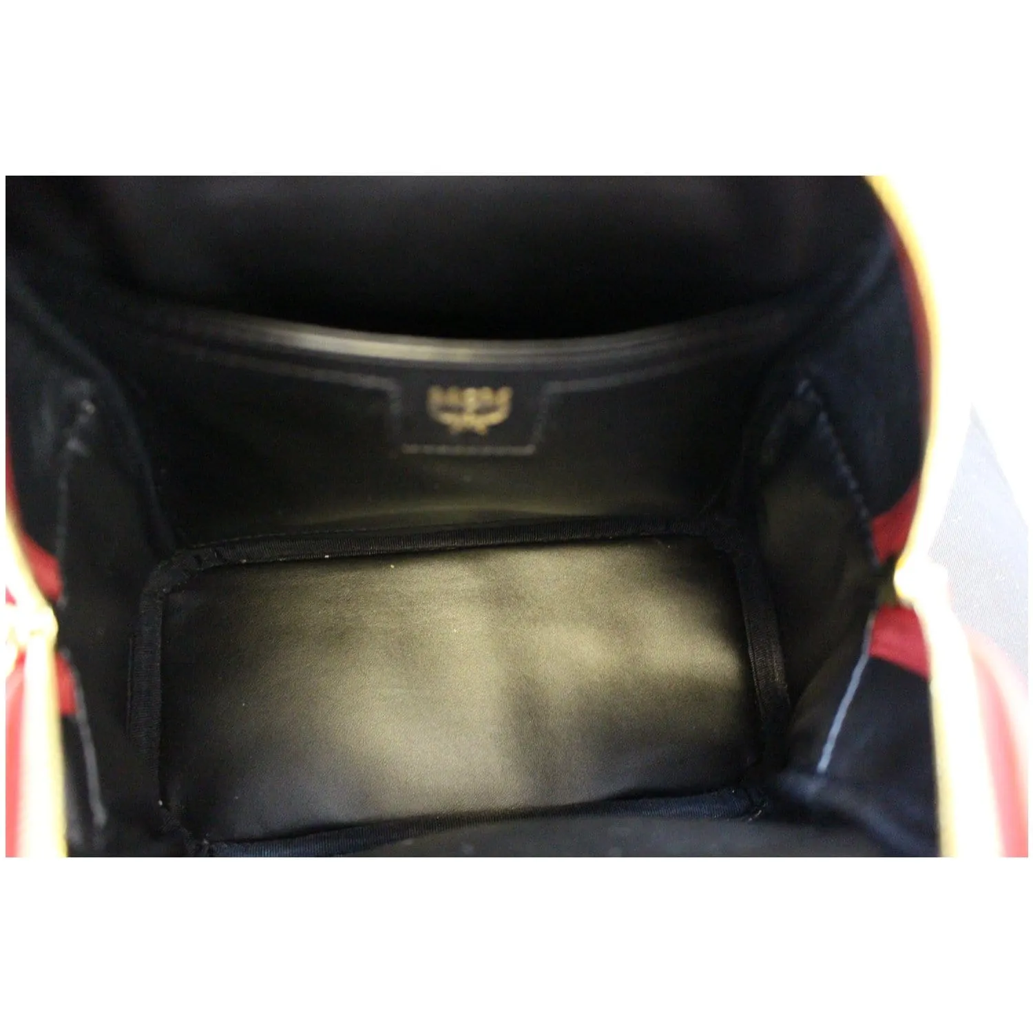 MCM Mini Stark Side Stud Backpack Bag Red