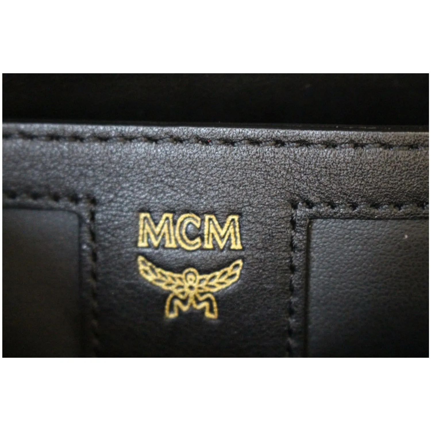 MCM Mini Stark Side Stud Backpack Bag Red