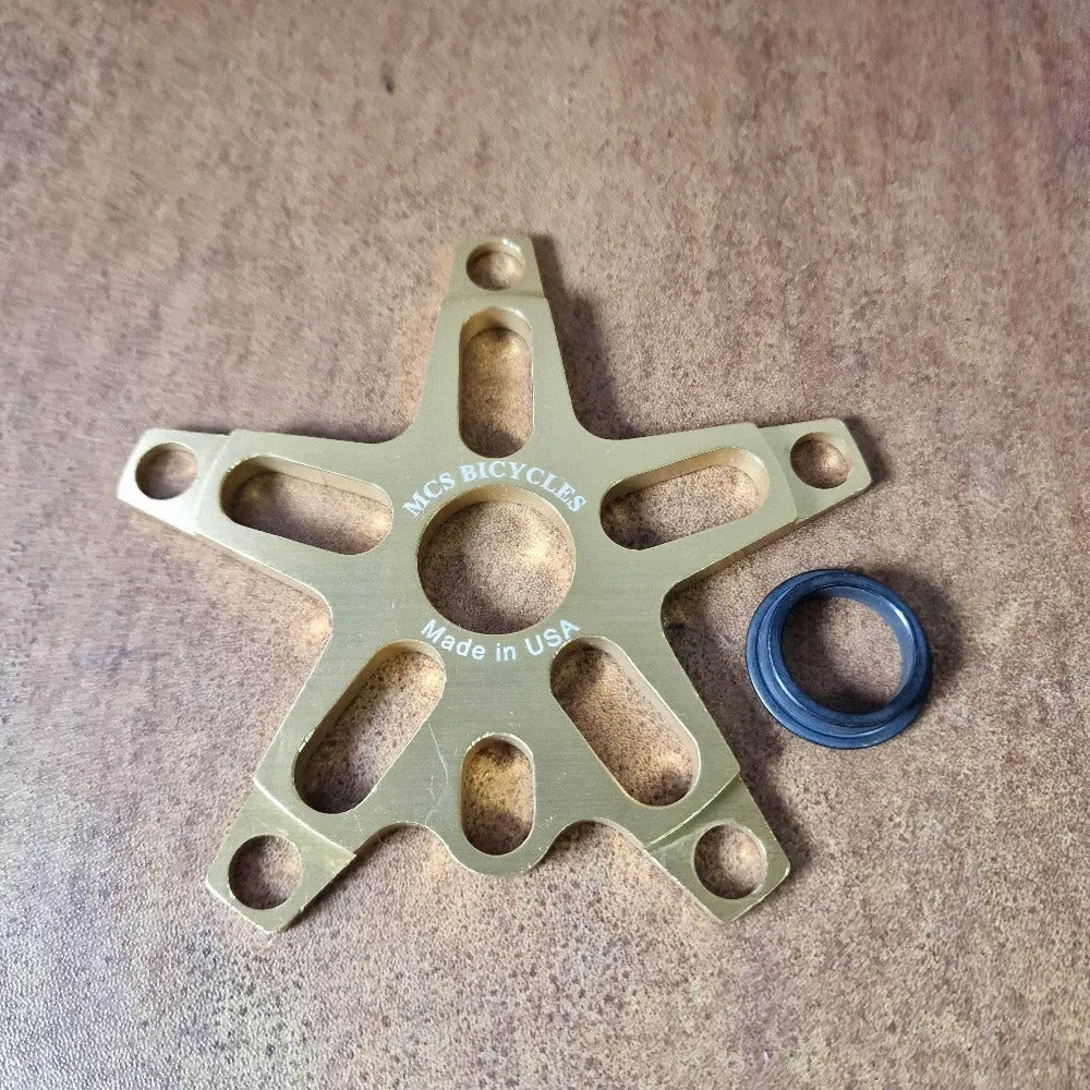 MCS Alloy 5 Arm Crank Spider 110BCD