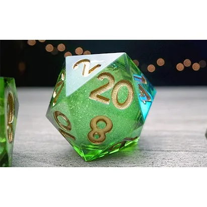 MDG Elixir Liquid Core Dice: Aegis of Hope (Single d20)