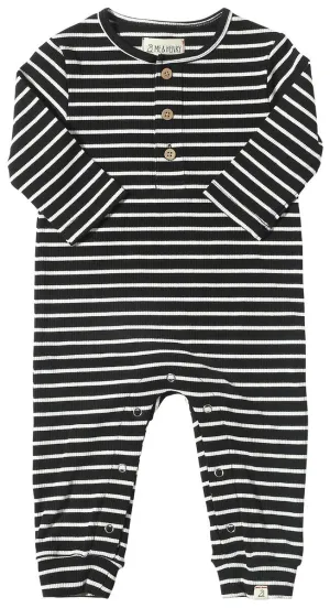 Me & Henry Baby Boys Mason Ribbed Romper