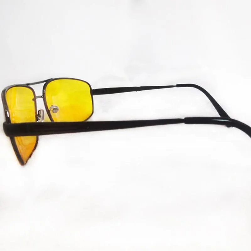 Men's Fashion Yellow Lense Sunglasses